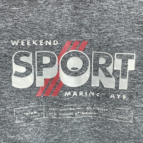 MARINE LAYER Weekend Sport Liza Gray Blue Lined Tank top Size M - Picture 5 of 5